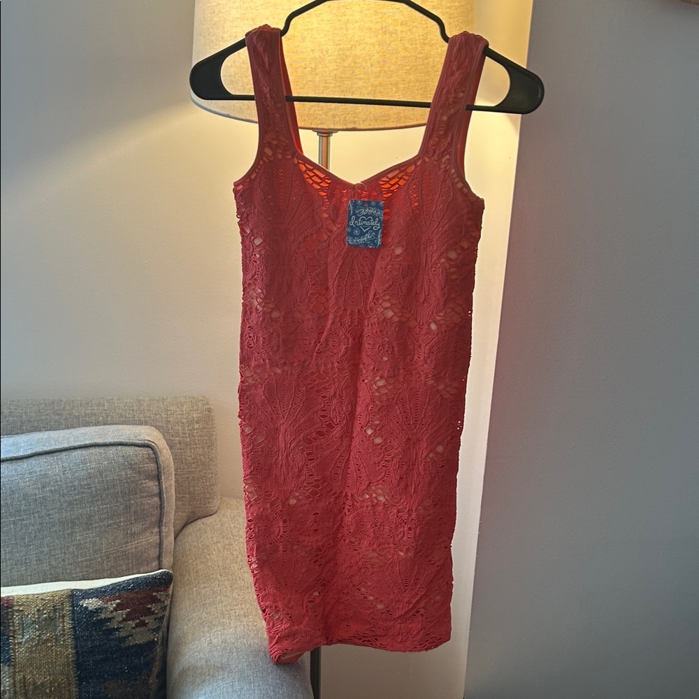 NWT Free People Persimmon color intimate dress size M/L